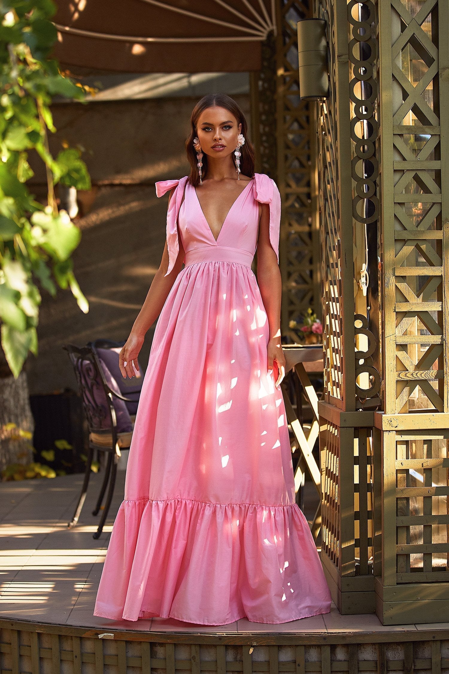 Cellina Pink Maxi Dress | Afterpay ...